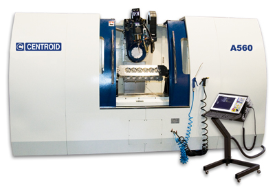 5 Axis CNC Machining Center, Bostomatic Style Articulating Head