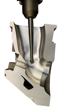 CNC cylinder head port, Brodix slice