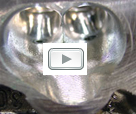 5 axis cnc cylinder head porting machine, articulating head