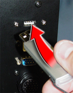 Free USB 2.0 Port allows you to transfer DXF in and out of the control quickly and easily.