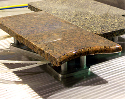Granite can be machined to any shape.