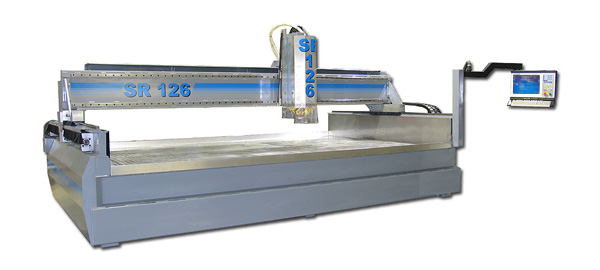 CNC automotion CNC granite router, made in the USA.
