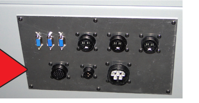 m15 connectors on the m39 electrical cabinet
