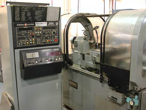 Hardinge HNC#205 waiting for a new Centroid CNC control.