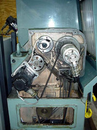 Mori Seiki Z axis Servo motor installation.