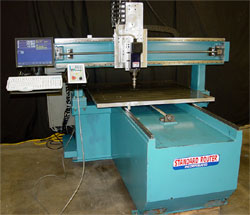 1999 SR-44 Standard Router with a new CENTROID CNC control. We replaced the aging Fagor 8025