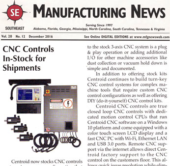 Centroid CNC retrofit kit press release