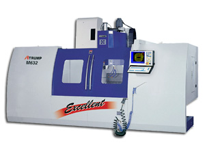 Large VMC with 63" of X travel the Atrump M632 is a heavy duty CNC machine tool.