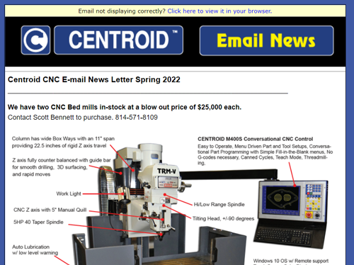 CNC Newsletter Spring 2022
