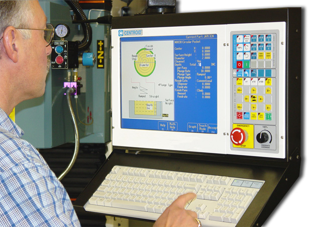 Part programming has never been easier! Fill in the blank style programming with our easy to use canned machining cycles, just enter the dimensions from your print OR use a DXF CAD file.