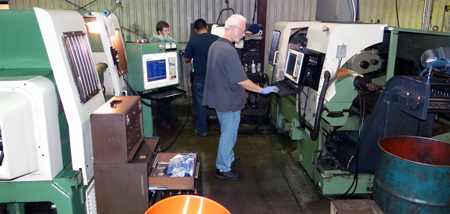 Mori Seiki Turning Centers with new CNC controls installed.
