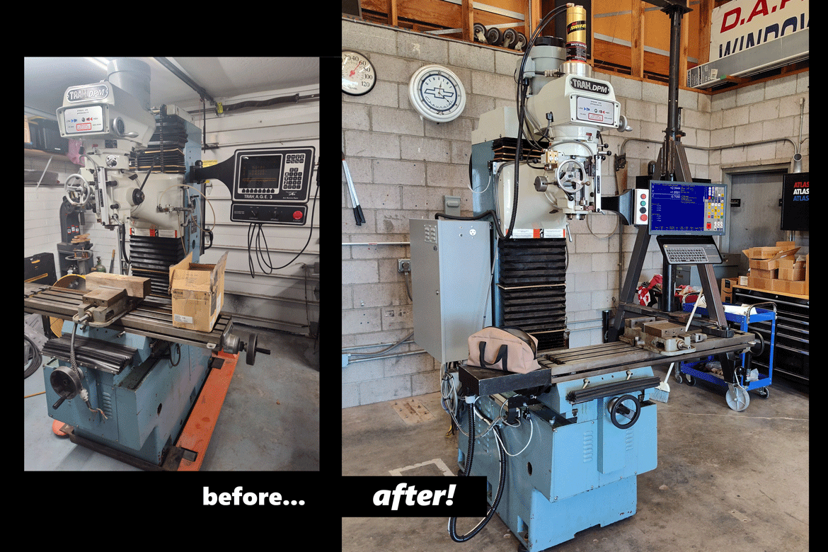 Prototrak DPM AGE 3 bedmill retrofit upgrade