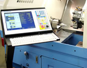 Centroid T-400 console can be mounted in a variety of ways for the best operator position