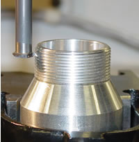 Machine threads not possible with a tap and a mill!  CENTROID's Threadmilling is a standard feature that will amaze you. 