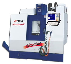 Atrump Small VMC the E216 CNC Machining Center, CENTROID M400 CNC control equipped.